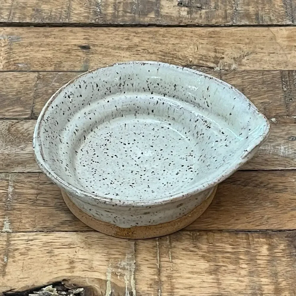 Studio Art Pottery Stoneware Spoon Rest 5.5